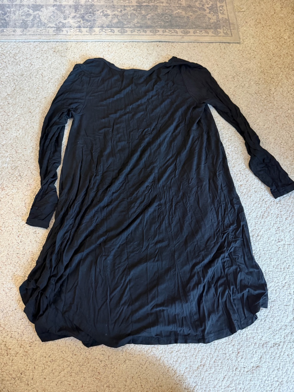 Piko 1988 Black Long-Sleeve Swing Dress - Picture 6 of 6